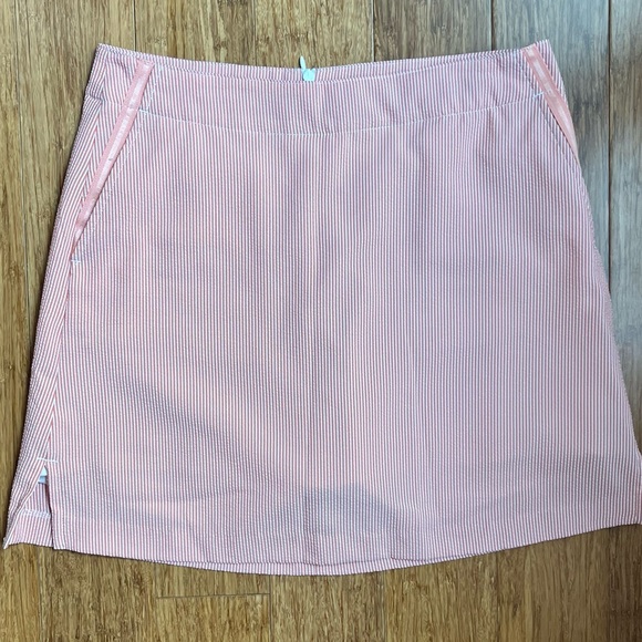 Lady Hagen Essential Seersucker Orange Striped, Purple Skort Bundle Size 2. 1265 - Picture 3 of 13